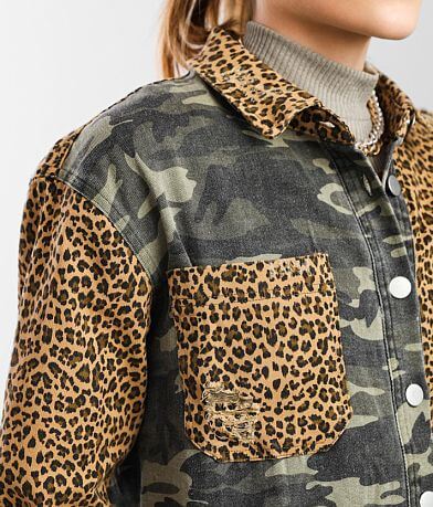 mystree Mixed Print Denim Jacket MISC_DETAIL_1
