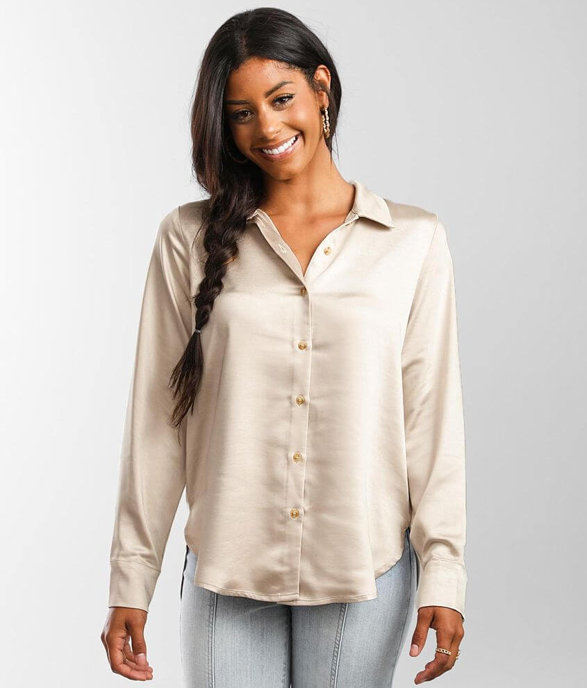 Satin womens blouse online