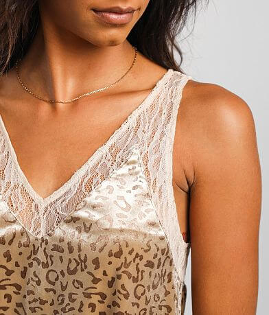 mystree Animal Print Velvet Tank Top MISC_DETAIL_1