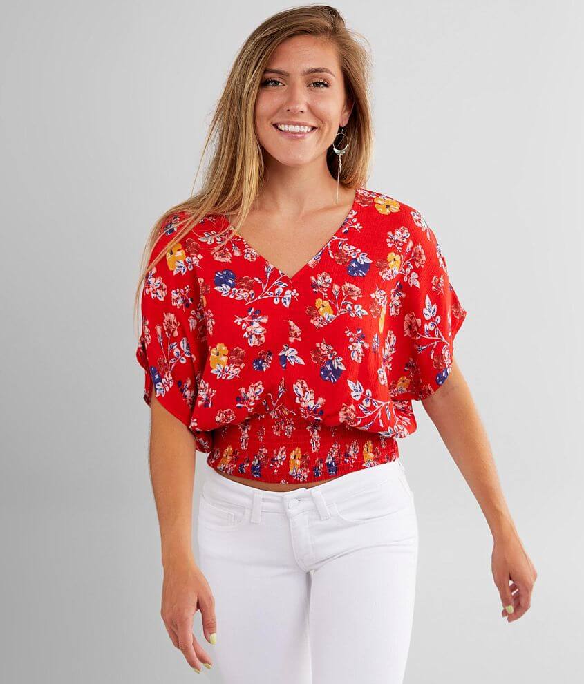 Willow & Root Floral Blouse - Women's Shirts/Blouses in Multi