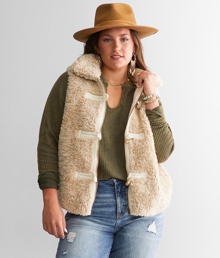 Women'S Fuzzy Vest