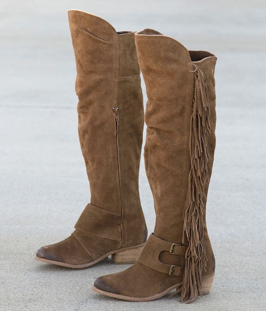 Naughty monkey fringe boots best sale