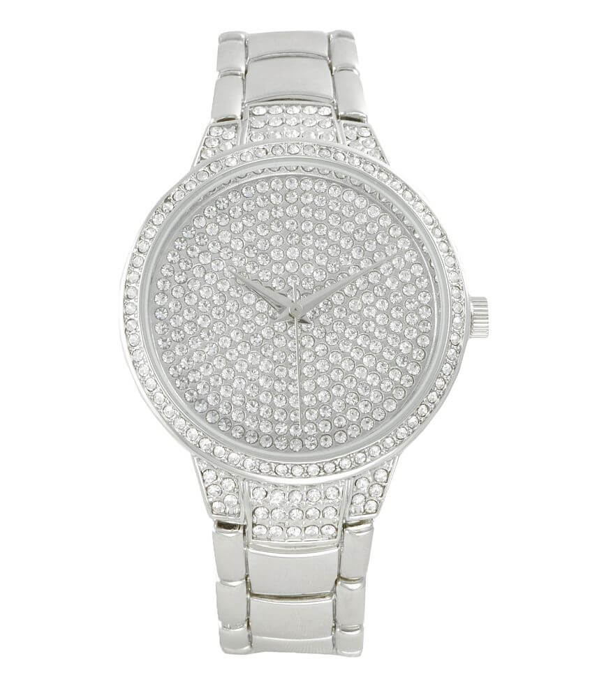 BKE Glitz Watch Women s Watches in Silver Buckle