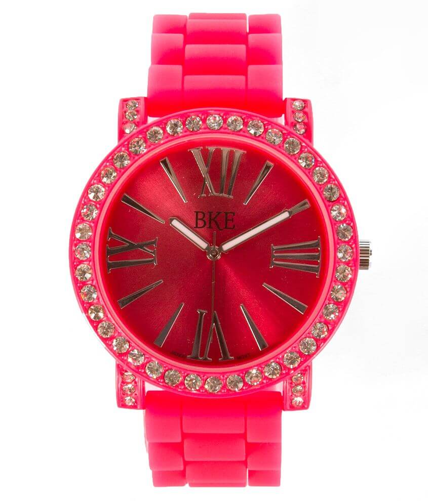 Neon pink store watch