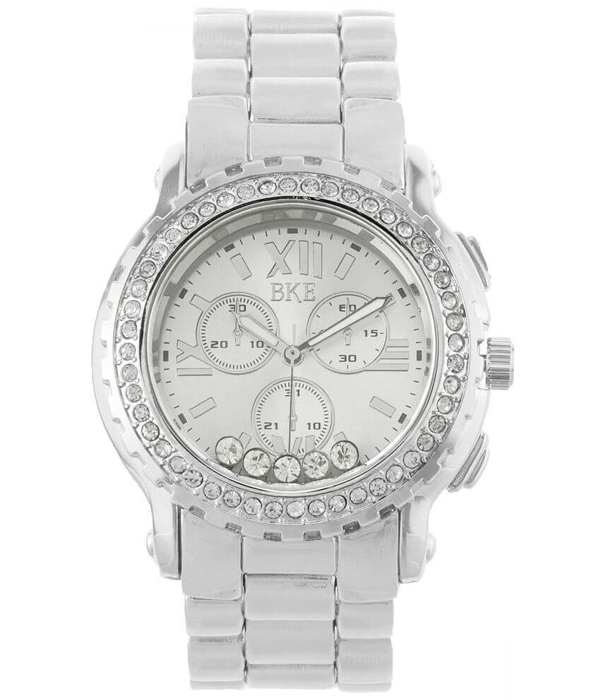 BKE Floating Rhinestone Watch front view