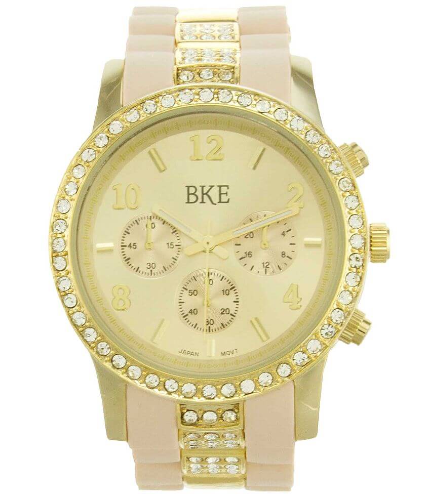 BKE Rhinestone Watch front view