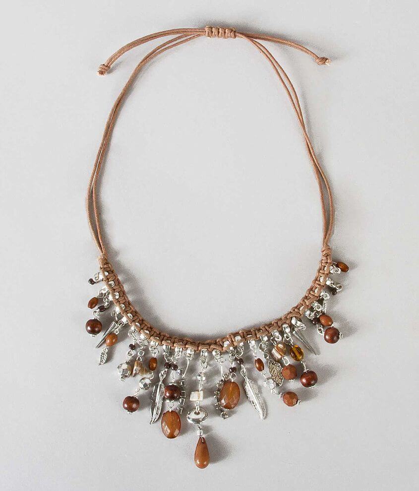 BKE Multi Charm Necklace front view