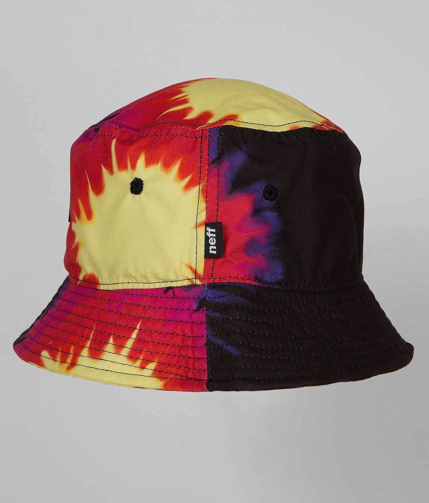 Neff tie dye bucket hat on sale