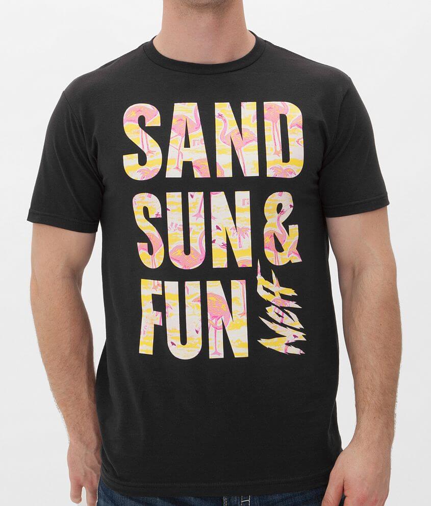 Neff Sand Sun &#38; Fun T-Shirt front view