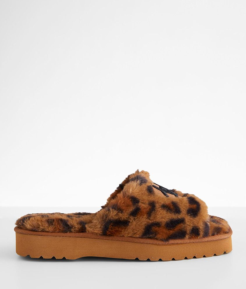 Ariat Cozy Leopard Slipper front view