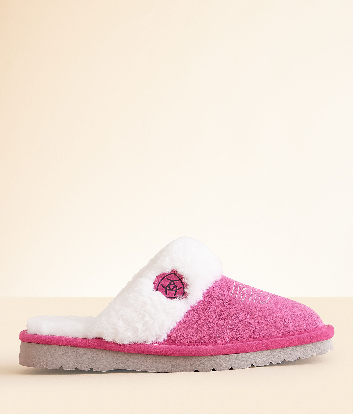 Ariat Jackie Leather Slipper Women's Shoes in Very Berry Pink