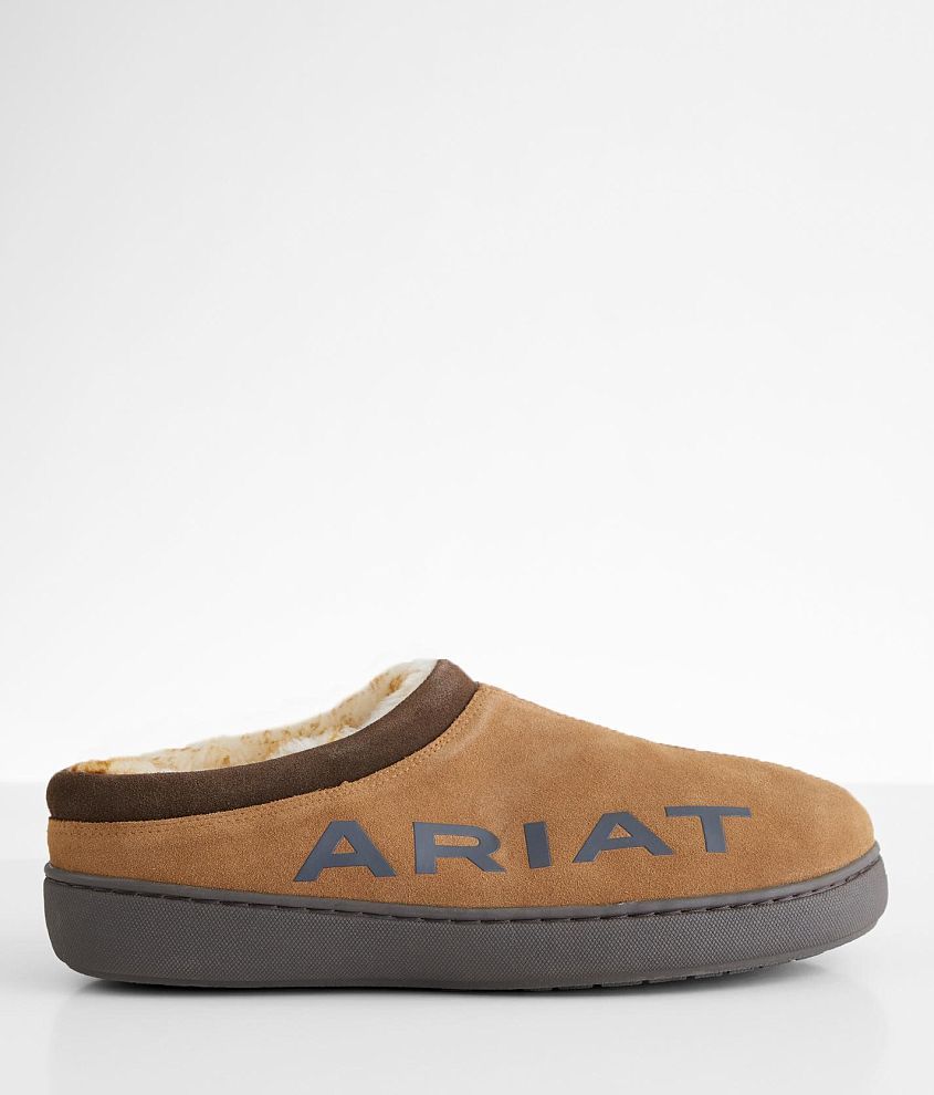 Ariat Logo Leather Clog Slipper front view