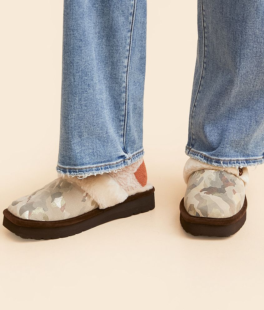 Jackie Exotic Camo Leather Slipper