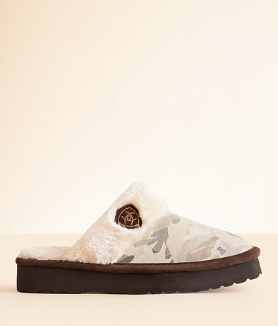 Ariat Jackie Exotic Camo Leather Slipper front view