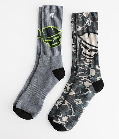 Ariat 2 Pack Roughneck Work Socks front view