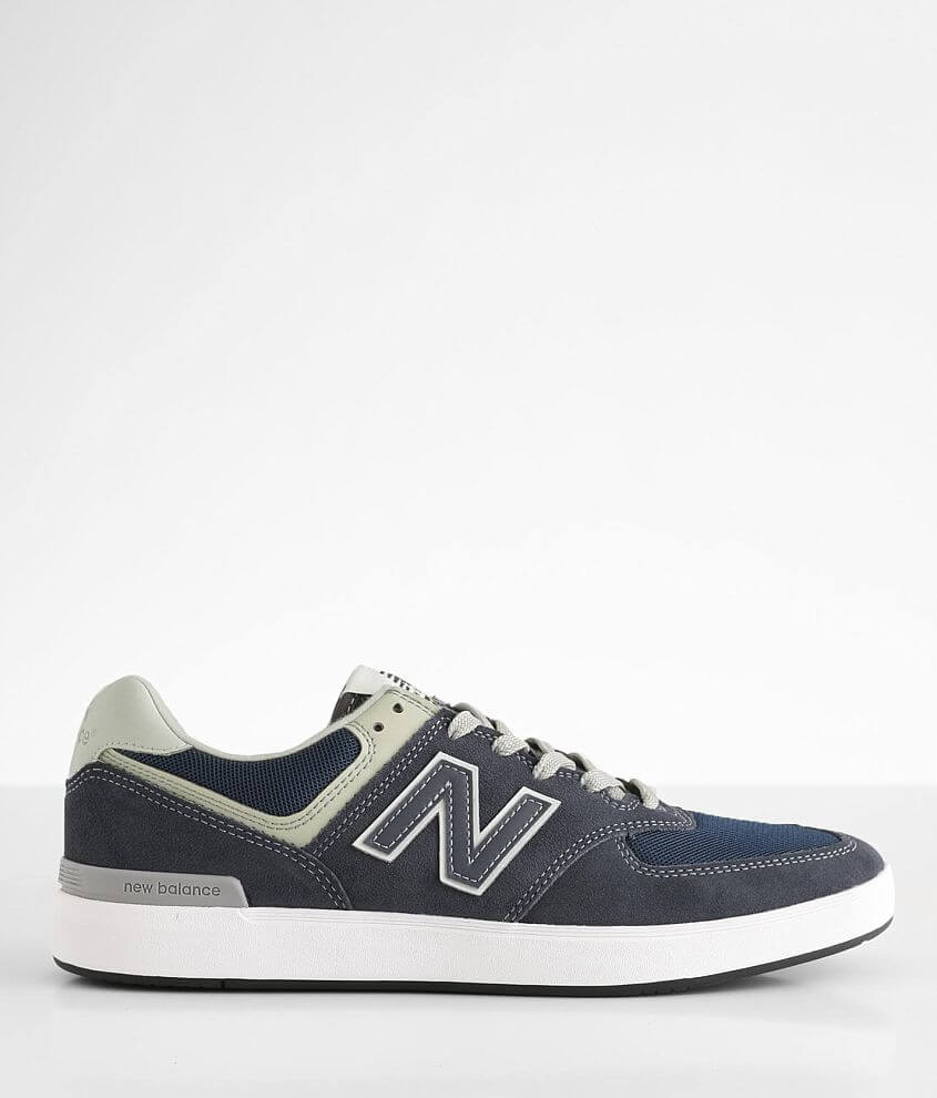 Mens Navy New Balance 574 Trainers