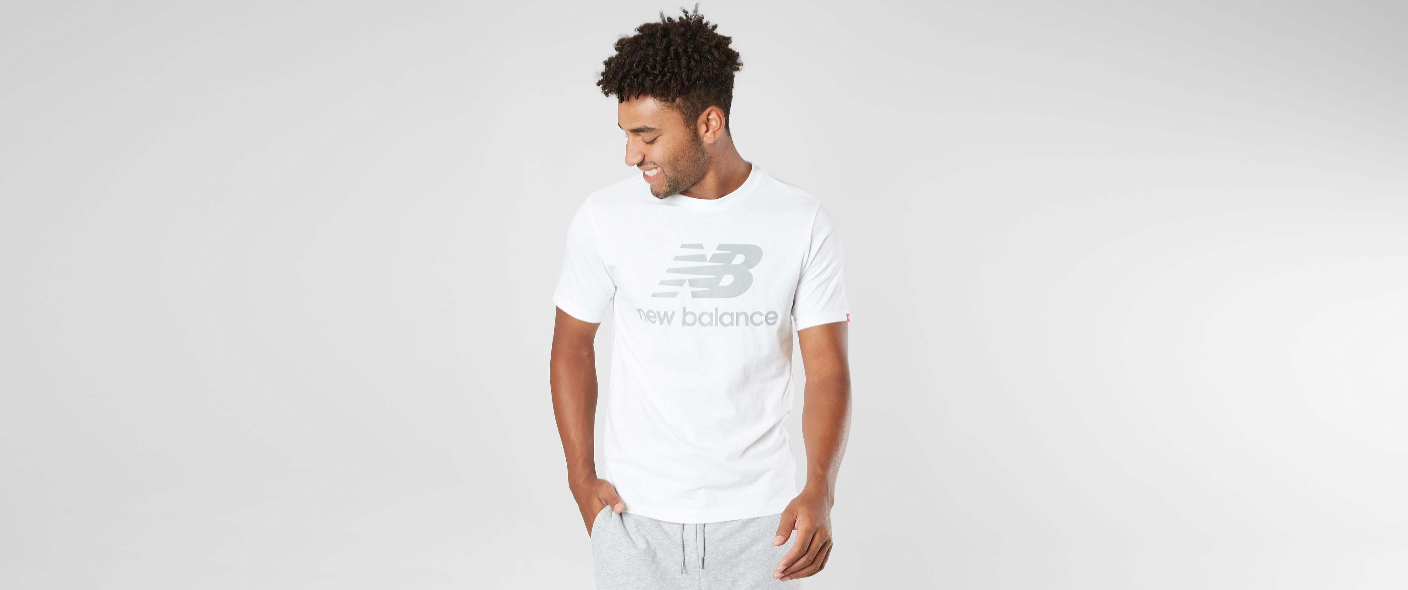 new balance white shirt