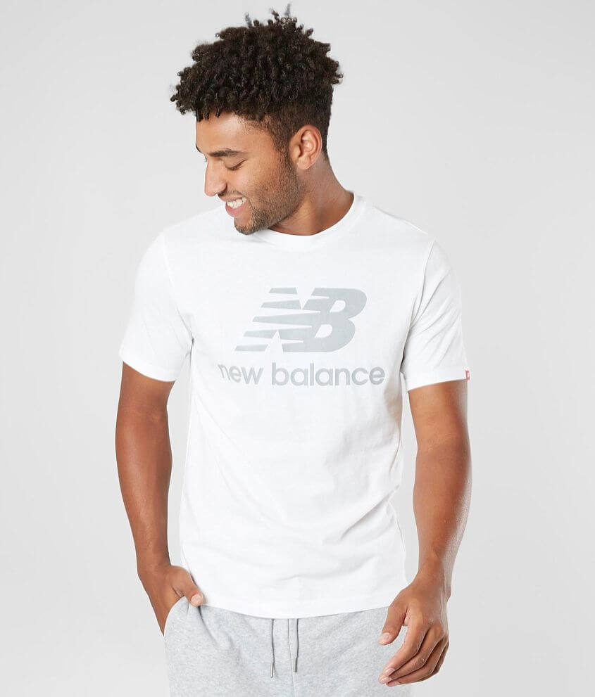 New Balance Lifestyle Stacked T-Shirt front view