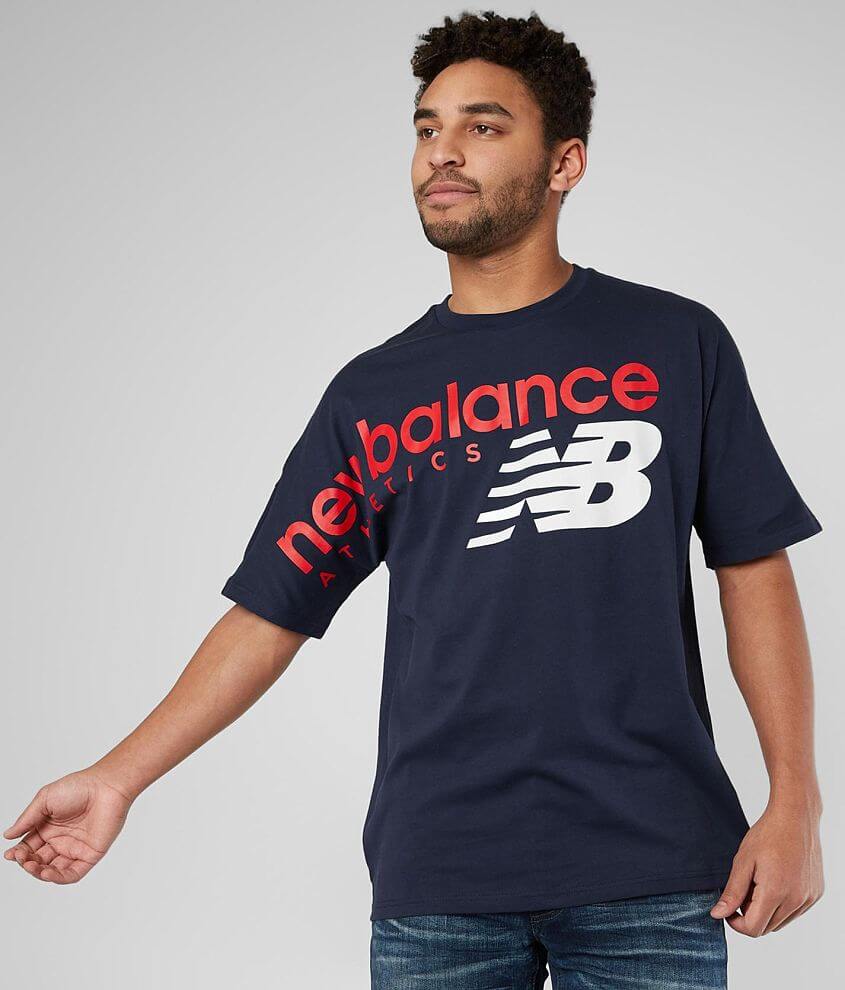 New Balance Athletics Crossover T-Shirt - Men's T-Shirts in Pigment ...