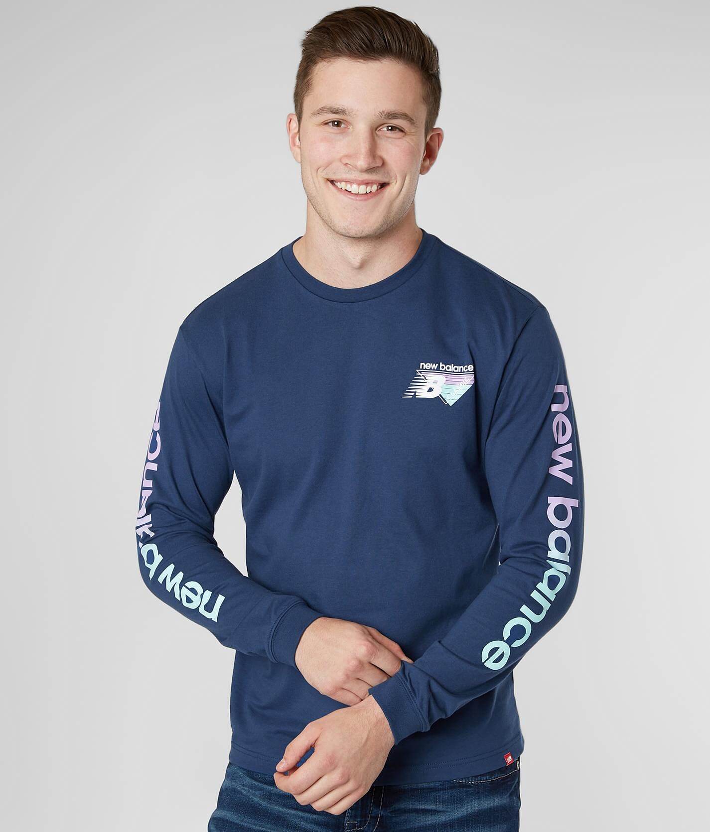 new balance full sleeve t shirt