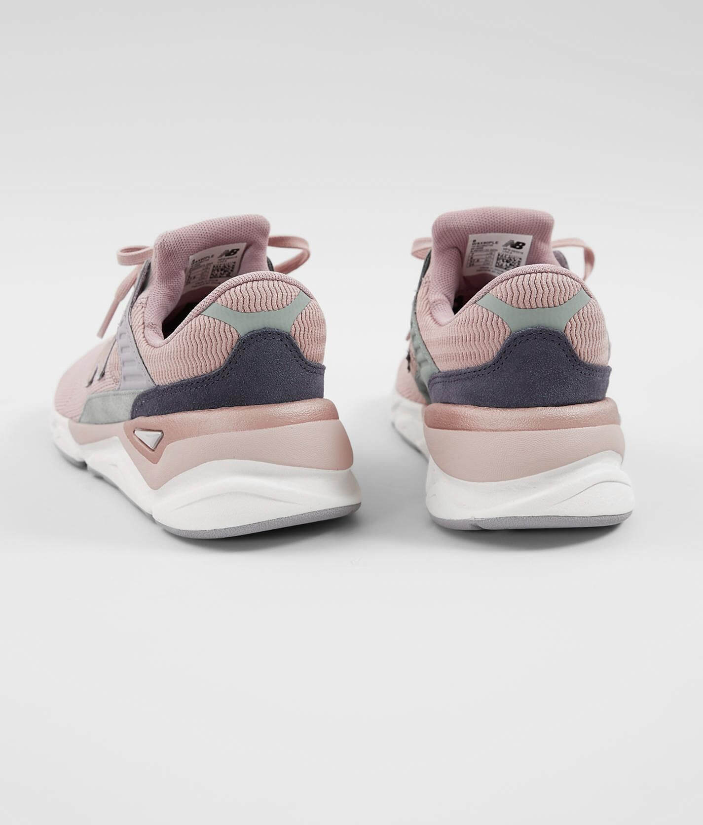 new balance lifestyle x90 au lait & arctic sky knit shoes