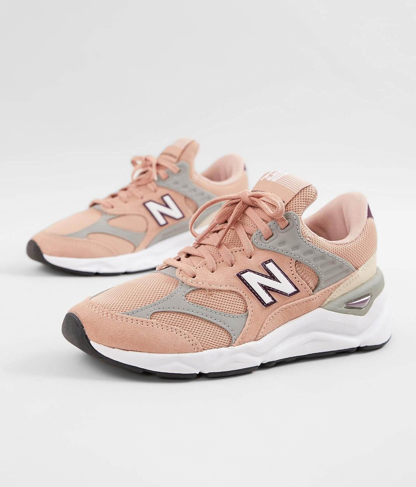 New Balance X90 Reconstructed Sneaker Women s Shoes in Pink Sand Buckle