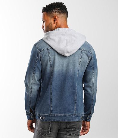Departwest Hooded Denim Jacket BACK