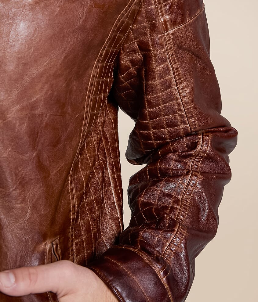 Washed Pleather Jacket