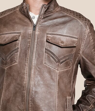 Washed Pleather Jacket thumbnail 4