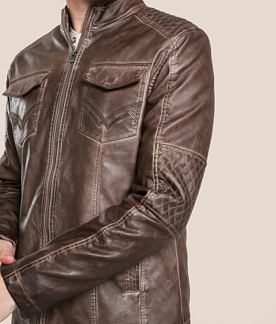 Washed Pleather Jacket thumbnail 6