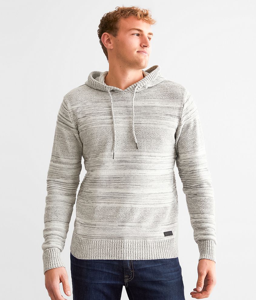 Outpost Makers Crossover Hooded Sweater - Men's Sweaters in Ecru | Buckle