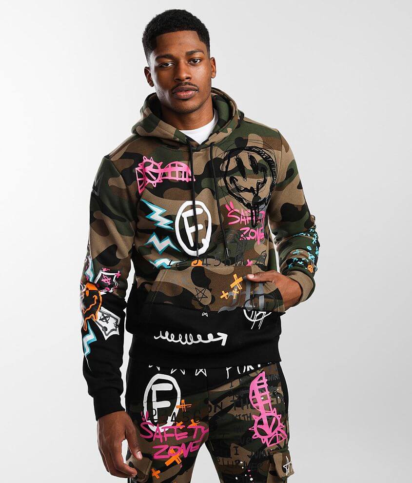 Camouflage hooded online sweatshirts