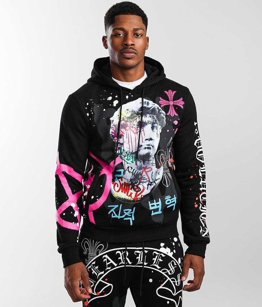 Smoke Rise Men's Monogram Fashion Hoodie