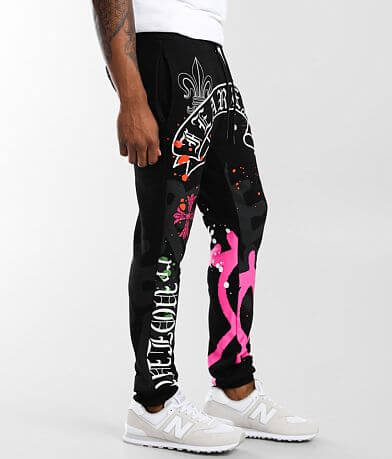 Smoke Rise&#174; Graffiti Joggers full right side view