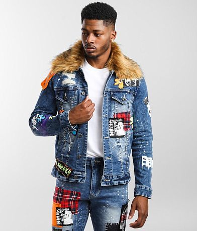 Smoke Rise&#174; Belfast Denim Stretch Jacket FULL_LEFT_SIDE