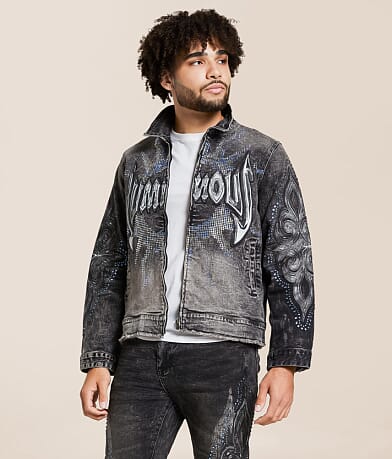 Smoke Rise® Workwear Denim Jacket front view