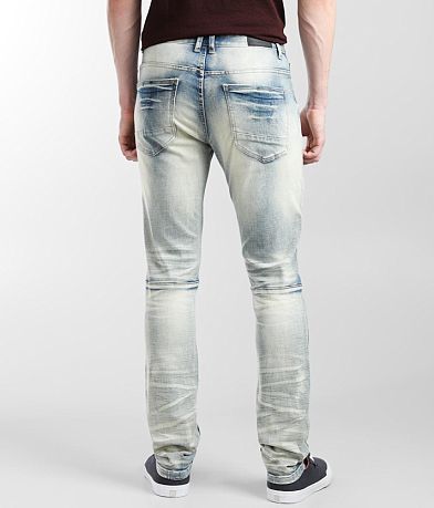 Smoke Rise&#174; Light Blue Taper Stretch Jean BACK