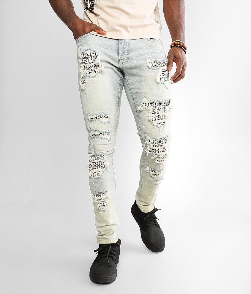 Smoke Rise&#174; Ombre Taper Stretch Jean front view