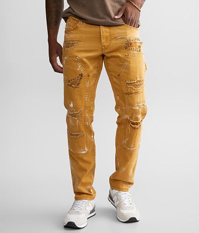 Smoke Rise® Pieced Taper Stretch Jean front view