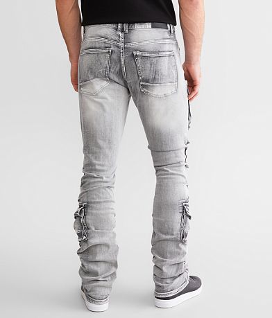 Smoke Rise&#174; Stacked Flare Stretch Jean BACK