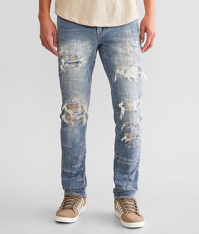 Smoke Rise® Slim Taper Stretch Jean front view