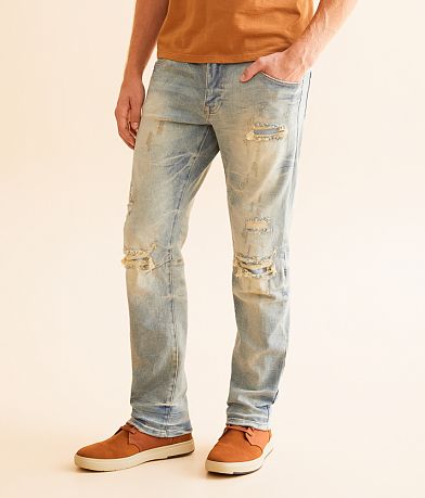 Smoke Rise® Slim Taper Stretch Jean front view