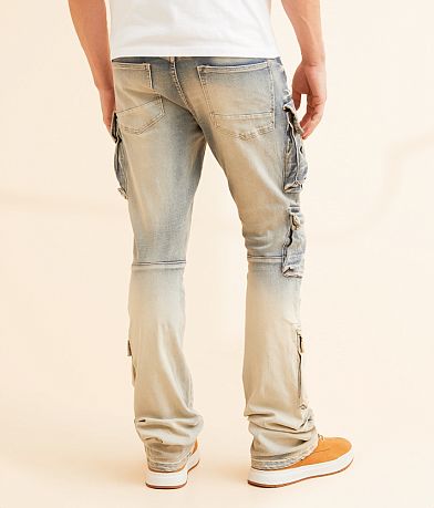 Smoke Rise&#174; Stacked Flare Stretch Jean BACK