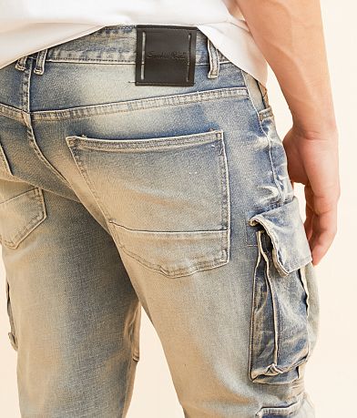 Smoke Rise&#174; Stacked Flare Stretch Jean BACK_POCKET