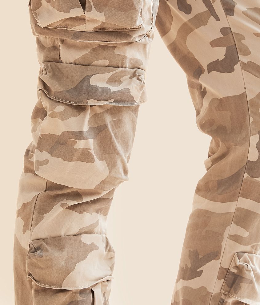Slim Taper Stretch Cargo Camo Jean