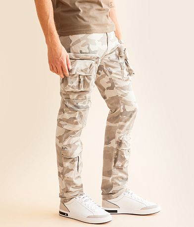 Smoke Rise&#174; Slim Taper Stretch Cargo Camo Jean FULL_LEFT_SIDE