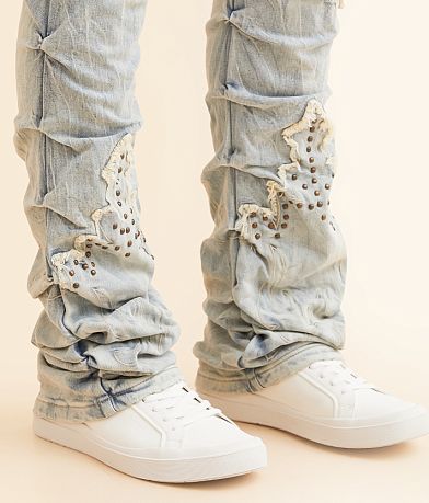 Smoke Rise&#174; Stacked Flare Stretch Jean misc detail 1 view