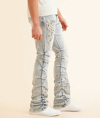 Smoke Rise&#174; Stacked Flare Stretch Jean full right side view