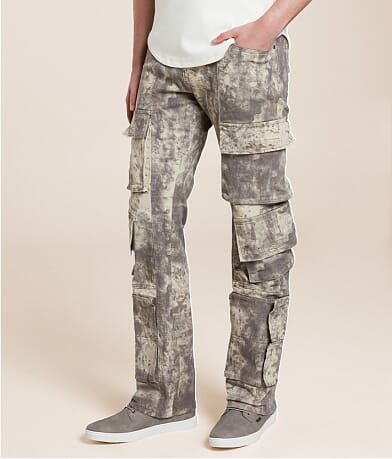 Smoke Rise® Straight Stretch Cargo Jean front view