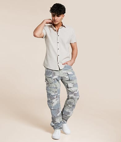 Smoke Rise® Retro Camo Cargo Jean front view